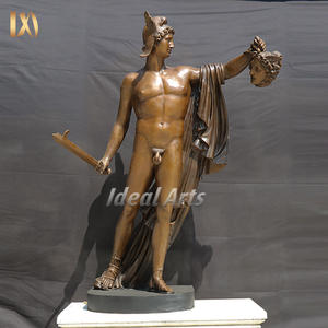 Famosa decorazione esterna in rame antica mitologia greca figura a grandezza naturale bronzo <span class=keywords><strong>Apollo</strong></span> statua <span class=keywords><strong>scultura</strong></span> - Product Image 5