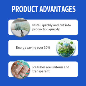 ICEMA 1日あたり5トンチューブ製氷機ドリンクとレストラン用クリスタルアイスチューブ製造機 - Product Image 5