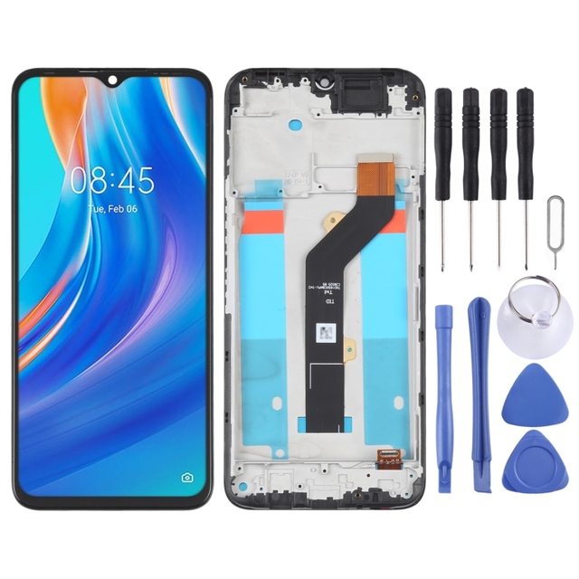OEM LCD Screen for Tecno Spark 7 Digitizer Full Assembly with Frame Mobile Phone Lcds Screen Replacement