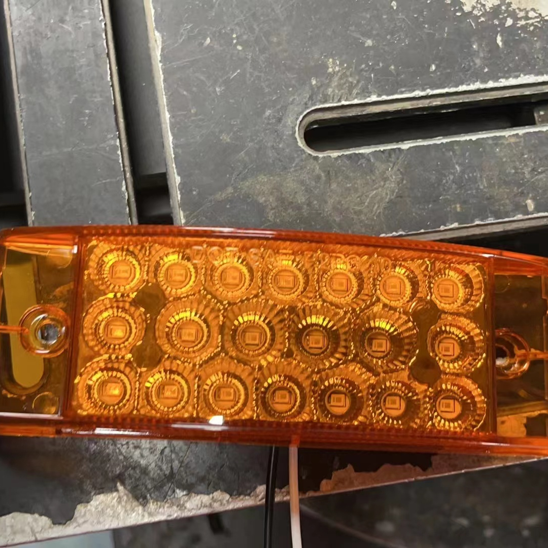 6 "красные светодиодные боковые габаритные огни 12 В габаритный фонарь для грузовика прицепа RV Camper