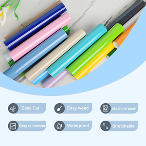 Cowint nhiệt độ cao Nhiệt Báo Chí sắt-on chuyển Vinyl PU <span class=keywords><strong>Flex</strong></span> HTV Vinyl chuyển phim textil vinilo HTV cho truyền nhiệt - Product Image 2