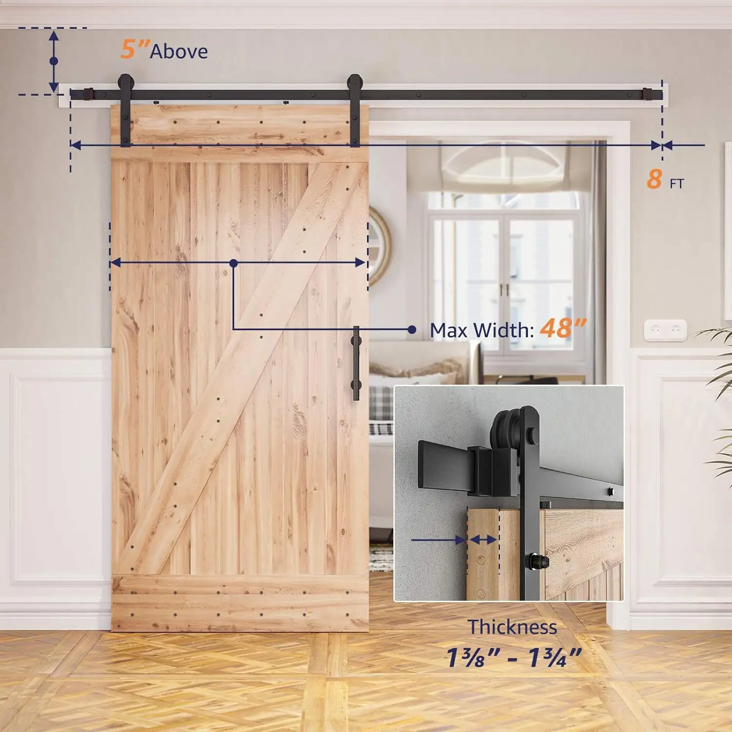 Beste versteckte schwarze Stalltür Hardware hochwertiges Fensterzubehör