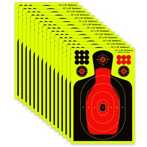 Adesivi Bersaglio Istantanei 12x18 Pollici, Autoadesivi ad Alta Visibilità, Accessorio per Allenamento di Tiro - Product Image 3