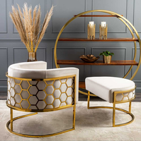 Chaise d'appoint moderne de haute qualité avec revêtement en velours et support laser en nid d'abeille pour salle à manger, hôtel, bureau ou loisirs