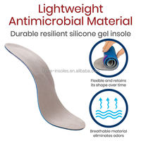 Plantillas Ortopédicas Personalizadas de Fábrica, Deportivas, Cómodas, con Soporte de Arco de Gel TPE, para Correr, Absorbentes de Impactos, Antideslizantes