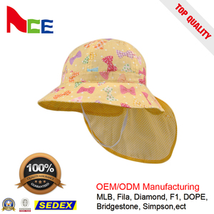 Personnalisé numérique imprimé cou rabat soleil protection <span class=keywords><strong>anti</strong></span>-<span class=keywords><strong>uv</strong></span> 50 bébé bonnet de bain pour enfants en bas âge - Product Image 5