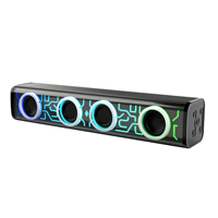 Sistema de Cine en Casa Inalámbrico, Barra de Sonido con Altavoz Bluetooth y Subwoofer