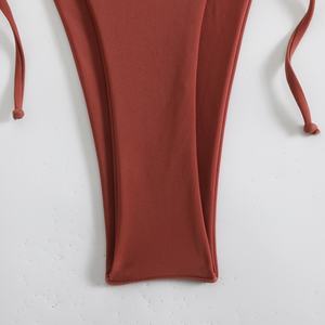 ชุดบิกินี่ไมโครสตริงพิมพ์ลายเอวสูงปี 2024 แบบ OEM สั่งทำพิเศษ ชุดว่ายน้ำผู้หญิงและชุดว่ายน้ำแบบ Thong สำหรับใส่ไปชายหาด - Product Image 4