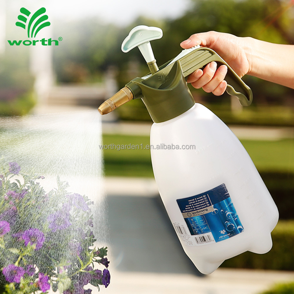 2l豪华花园浇水工具泵塑料喷雾器植物花卉水压喷雾器
