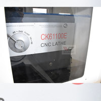 Tour CNC économique CK61100 à structure stable pour la production de quincaillerie industrielle et de pièces moulées