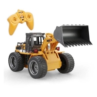 HUINA 1520 6CH 1/18 2,4 GHz RC Metall Bulldozer RTR Frontlader Engineering Spielzeug Fernbedienung Konstruktion Tractork Fahrzeug