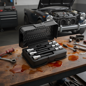 <b>Socket</b> Set 1/2 Inch Drive 6 Piece Metric Hex Bit Tool Kit For Automotive Repair - Product Image 3