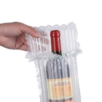 Sac gonflable OEM en PA/PE sur mesure pour bouteille de vin, emballage de protection résistant à l'eau pour l'expédition
