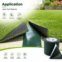 Nouveau type de ruban adhésif pour gazon artificiel, auto-adhésif, vert, pour tapis de gazon synthétique, ruban de fixation, outil de jardinage