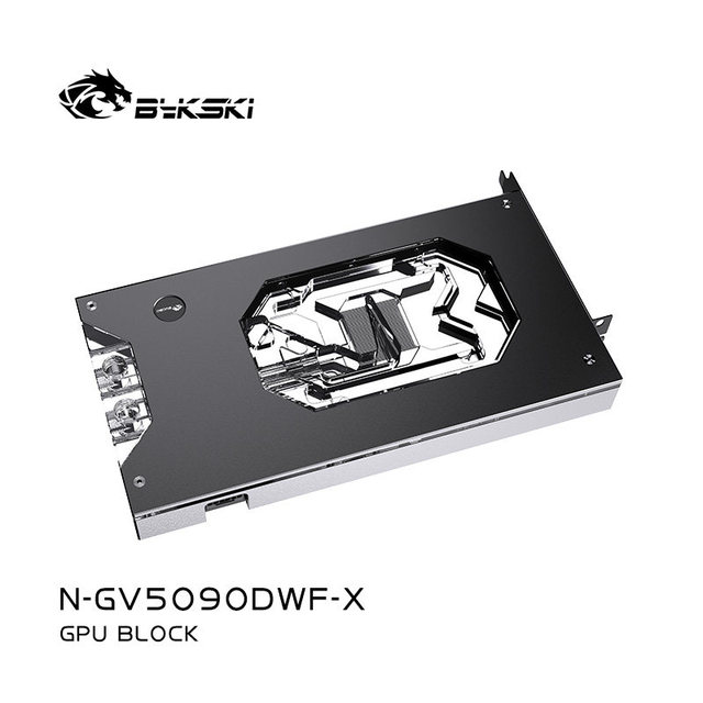 Bykski N-GV5090DWF-X RGB Graphics Card Liquid Water Block for GIGABYTE RTX 5090 GAMING OC 32G Cooler
