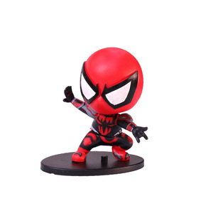 Action Figure Creativa di Spider-Man Modello Bambola con Cappello e Zaino Danneggiati in Battaglia Ornamento Decorativo da Scrivania in PVC - Product Image 5