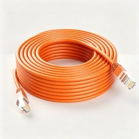 Câble de communication Cat5e UTP Gigabit RJ45 professionnel sur mesure OEM de 25 m pour connexion de serveur et projets professionnels