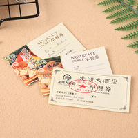Brochure de bon de petit-déjeuner en libre-service du fabricant, couverture rigide, papier couché, impression offset, cadeau promotionnel personnalisé