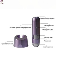 Microscope WiFi intelligent pour analyse du cuir chevelu et des cheveux, mini analyseur sans fil pour la peau et le cuir chevelu