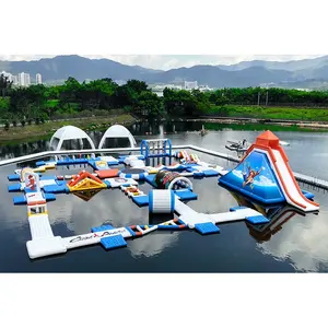 ขายร้อน Inflatable Ocean ลอยน้ำเด็ก Park EN15649 การรับรอง