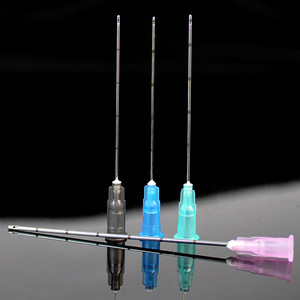 Aiguille à tatouer 18U 0,25 mm jetable en acier inoxydable pour microblading et ponction cutanée - Product Image 2