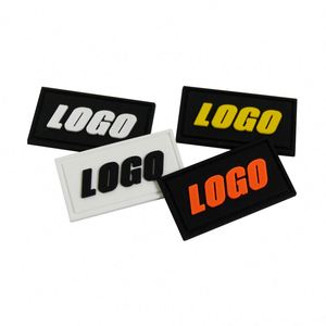 Etiqueta de Silicona Termoadhesiva con Logotipo en Relieve, Parche de Goma de PVC Suave 3D para Ropa/Bolsas - Product Image 1