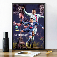 Décoration murale personnalisée Paris Saint-Germain : Affiches de stars du football pour salons, chambres, tables de chevet et dortoirs