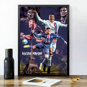 Décoration murale personnalisée <span class=keywords><strong>Paris</strong></span> Saint-Germain : Affiches de stars du football pour salons, chambres, tables de chevet et dortoirs - Product Image 3