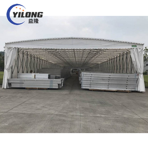 Dễ dàng cài đặt vải mái kết cấu thép có thể thu vào carport lều - Product Image 6