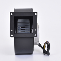 Ventilateur centrifuge radial industriel EC 115V 230V sans balais à pales courbées vers l'avant, à entrée unique, faible bruit, 180 mm, 130 W, extracteur d'air