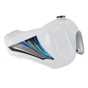 Tanque de Combustible de Repuesto para Motocicleta de Primera Calidad, Tanque de Gasolina <span class=keywords><strong>Blanco</strong></span> para Scooter DT125, Compatible con <span class=keywords><strong>DT</strong></span> <span class=keywords><strong>125</strong></span> - Product Image 1