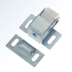 Traditional Metal Plastic Single Roller <b>Spring</b> Loaded Latch Cabinet Wardrobe Closet <b>Door</b> Catch Hardware Fitting - Product Image 1