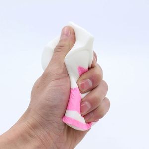 TOYSRUNNER ของเล่นบีบลดความเครียดคุณภาพสูง ได้รับการรับรอง นุ่มนิ่ม สนุกสนาน บีบแล้วคืนตัวช้า สำหรับเด็กและผู้ใหญ่ ทำจาก PVC PU - Product Image 4