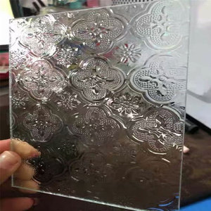 Verre gaufré de qualité supérieure en gros, 5 mm et 6 mm, verre cannelé, verre texturé pour cloisons d'hôtel, devantures de magasins, panneaux décoratifs - Product Image 5