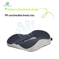 Coussin de siège ergonomique pour voiture et chaises de bureau, respirant et confortable, offre un soutien lombaire et soulage la douleur