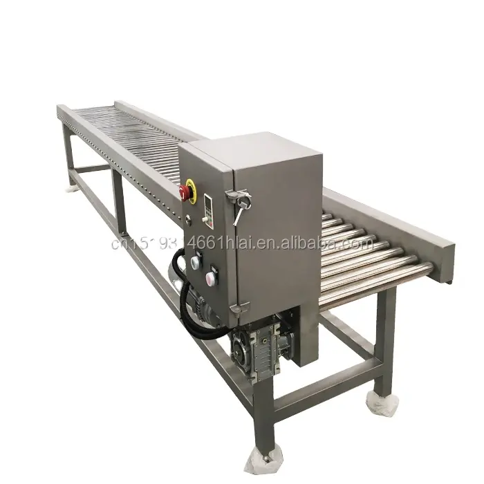 industry automatic stainless steel food processing roller conveyor for sale