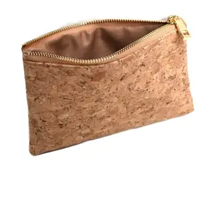 Mini monedero personalizado <span class=keywords><strong>de</strong></span> <span class=keywords><strong>corcho</strong></span> <span class=keywords><strong>con</strong></span> cremallera para mujer, monedero <span class=keywords><strong>con</strong></span> forro <span class=keywords><strong>de</strong></span> poliéster - Product Image 1