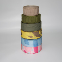 Sangle en nylon jacquard camouflage haute ténacité personnalisée en usine, ruban tactique durable pour sacs, ceintures et activités de plein air