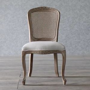 Silla <span class=keywords><strong>Luis</strong></span> Francesa Apilable de Lujo con Respaldo de Ratán, Diseño Nuevo, de Madera, para Eventos, Bodas y Hogar - Product Image 2