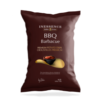 Chips de pommes de terre salées gourmet de luxe de haute qualité, snacks artisanaux premium, chips barbecue Rubio croustillantes