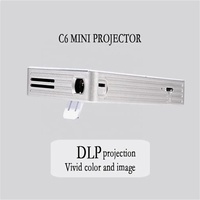 Mini projecteur intelligent Touyinger C6 1080p Android 3D 4K Mini Wifi sans fil Proyector Beamer pour cinéma Projecteur LED DLP