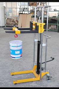 Truk pengangkat hidrolik kaki ringan truk susun forklift kecil satu orang cetakan peralatan menangani perangkat pengangkat - Product Image 5