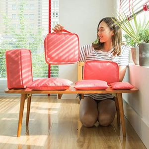 6 Pieces Large Size Travel Organizer Portable Suitcase Organizer Clothes Shoes Makeup <b>Bag</b> Luggage Organizer Travel Storage <b>Bag</b> - Product Image 4