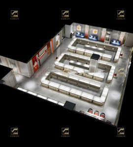 Elegante armadietto per gioielli in metallo vetro porta scorrevole per vendita al dettaglio mobili per centro commerciale uso <span class=keywords><strong>Showroom</strong></span> fabbricati in metallo elegante - Product Image 6