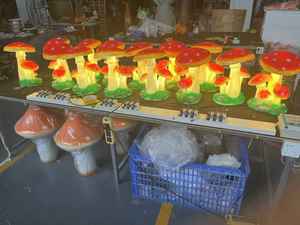 Décoration lumineuse de Noël en forme de champignon 3D pour extérieur, fabriquée directement par le fabricant, indice de protection IP65 pour une utilisation en intérieur, éclairage de rue - Product Image 1