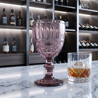 Bouteille de vin vintage classique pour mariage et fête, 240/300 ml, durable, épaisse, originale, verte, violette, gris fumé, bleu ciel, rouge, blanche, eau de Kaly