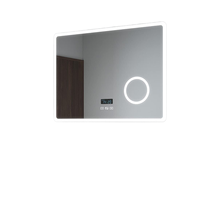 Lampu LED Strip Persegi Panjang Modern Berkualitas Tinggi dengan Bingkai Aluminium Paduan Bercahaya, Peringkat IP44, Dapat Disesuaikan, Warna Perak, untuk Rias Wajah