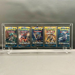 Boîte <span class=keywords><strong>de</strong></span> présentation en acrylique pour booster packs, couvercle magnétique, capacité <span class=keywords><strong>de</strong></span> 5 packs, pour cartes Pokémon, Magic, <span class=keywords><strong>Yu</strong></span>-<span class=keywords><strong>Gi</strong></span>-<span class=keywords><strong>Oh</strong></span>, TCG, boîte <span class=keywords><strong>de</strong></span> collection - Product Image 2