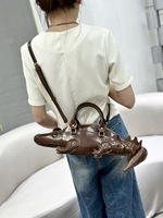 Sac à main en cuir PU pour femmes, tendance, avec motif crocodile, fermeture ouverte, nouveau sac à bandoulière tendance