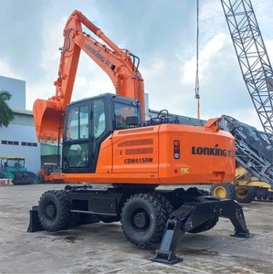 Excavadora de Ruedas Lonking CDM6150W para Tuberías Municipales, Motor de Bomba de Alta Eficiencia y Caja de Cambios para Movimiento de Tierras - Product Image 1